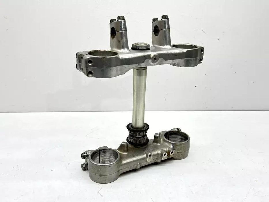 1994 Suzuki RM125 Triple Clamps Tree Bar Mounts Steering Steam OEM RM 125