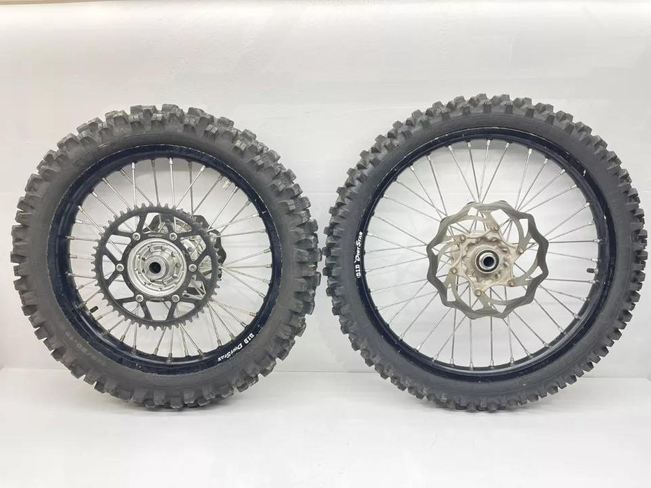 2015 Husqvarna FC450 Wheel Set 21' Front 19' Rear Spacer Rim Rotor Sprocket Tire