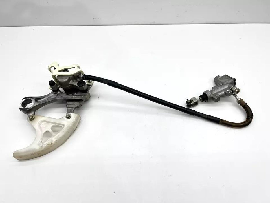 2007 Suzuki RMZ250 Nissin Rear Brake Assembly Caliper Master Cylinder Bracket