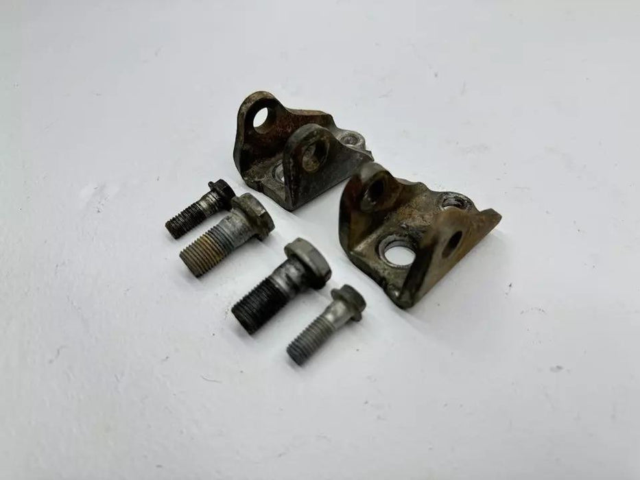 2008 Honda CRF450R FootPegs Bracket Set Mounts OEM Left Right Bolts CRF 450R