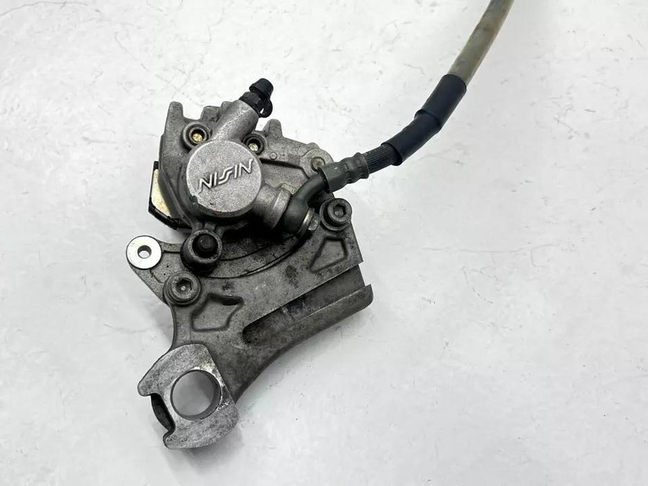 1998 Kawasaki KDX220R Nissin Rear Brake Assembly OEM Master Cylinder Caliper 200