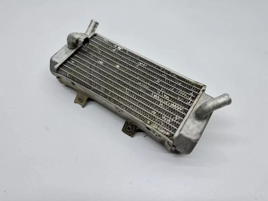 2008 Honda CRF450R Left Side Radiator OEM Non Fill Cooling Aluminum CRF 450R