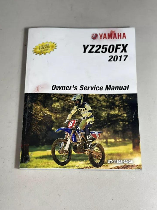 2017 Yamaha YZ250FX Owner's Manual Service Enduro MX YZ 250 FX