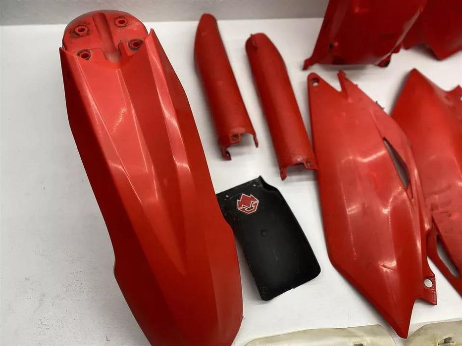 2011 Honda CRF450R Plastics Kit Shroud Fender Panel Guard Red Protector CRF 450R