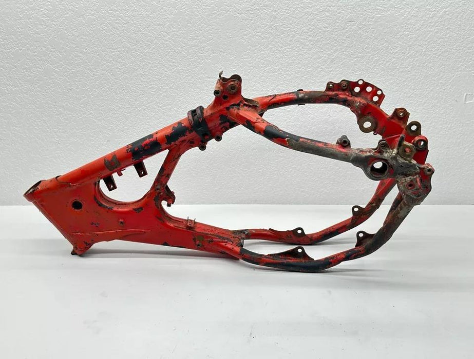 1989 Honda CR125R Main Frame Chassis Hull Aluminum Red OEM CR 125R CR 125