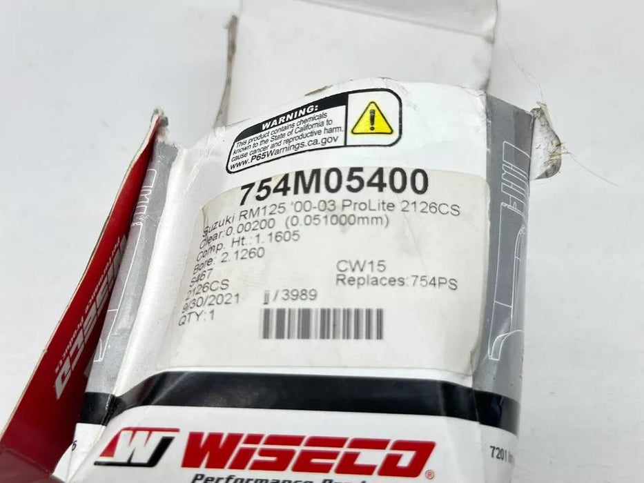 2000 Suzuki RM125 Wiseco Piston Kit Gasket Top End Assembly Aftermarket RM 125