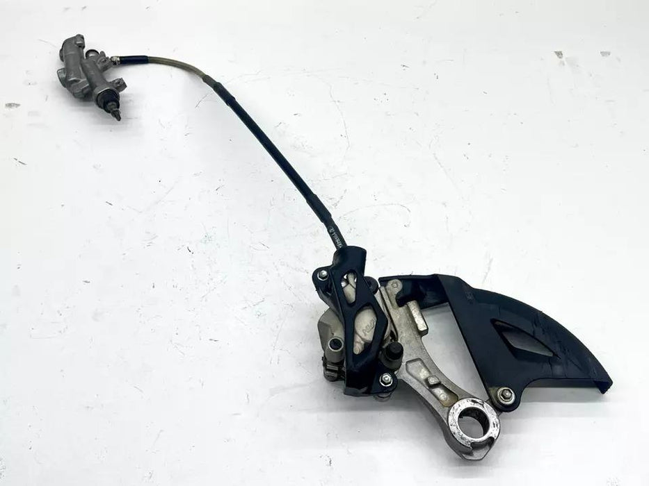 2012 Yamaha YZ450F Nissin Rear Brake Assembly OEM Caliper Master Cylinder YZ