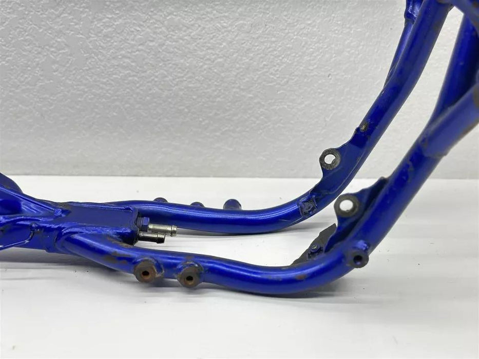 2003 Yamaha YZ250F Main Frame Chassis Hull OEM Blue Aluminum 5UL-21101-00-00 YZ