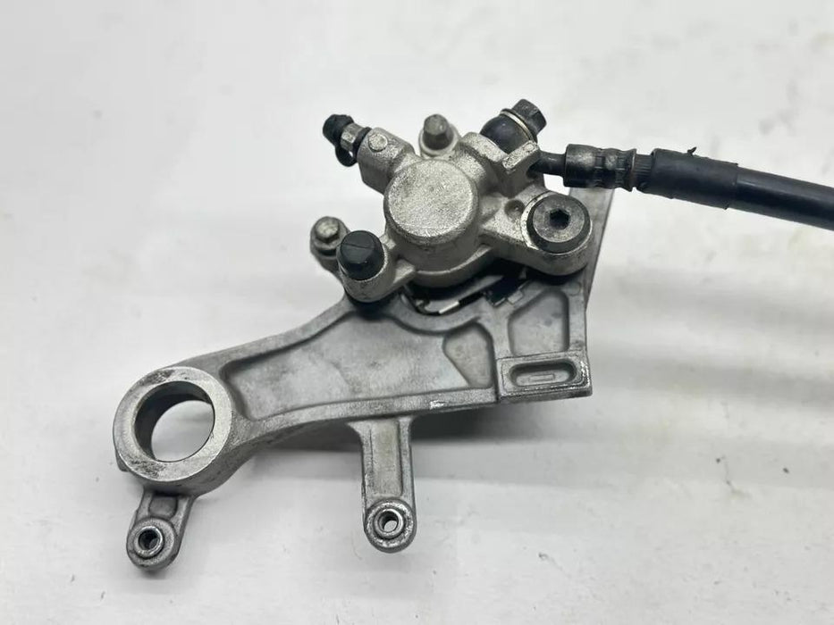 2013 Honda CRF450R Nissin Rear Brake Assembly OEM Caliper Master Cylinder CRF