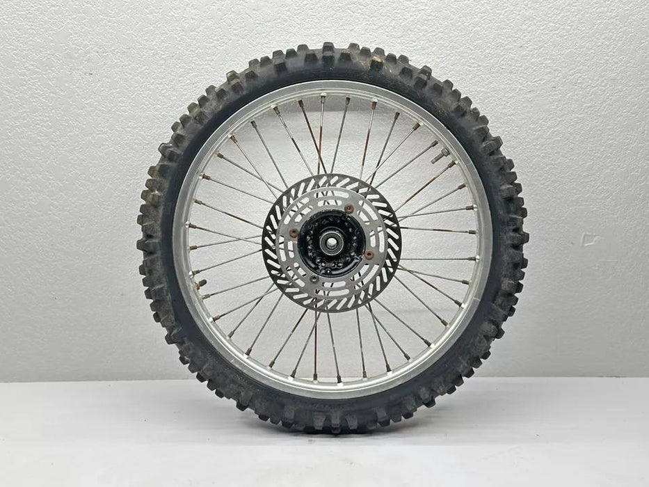 1990 Honda CR125 Front Wheel OEM Rim Hub 21 Inch Rotor Sprocket Tire CR 125