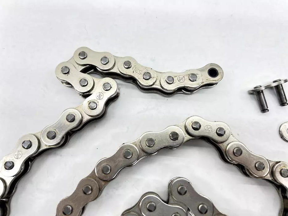 1986 Honda CR250 Chain Drive Master Connecting Link Silver OEM Assembly CR 250