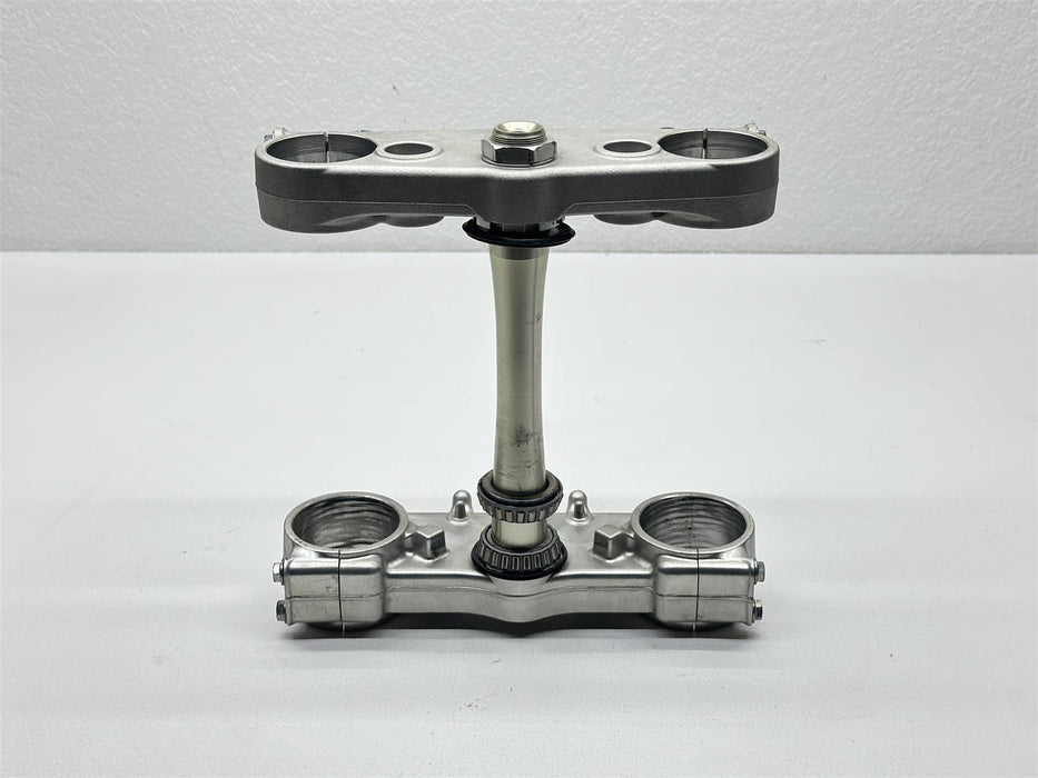 2012 Honda CRF250R Triple Clamps Tree Steering Steam Billet Silver CRF 250 R