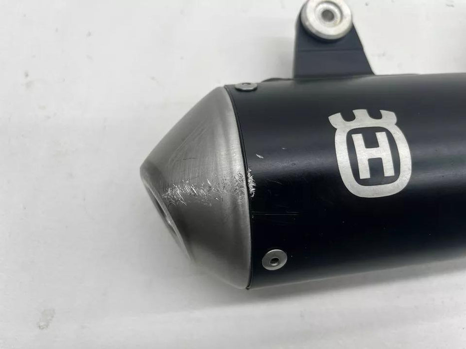 2020 Husqvarna TC125 Exhaust Muffler Silencer OEM Pipe Black Stock TX 125 150 TC