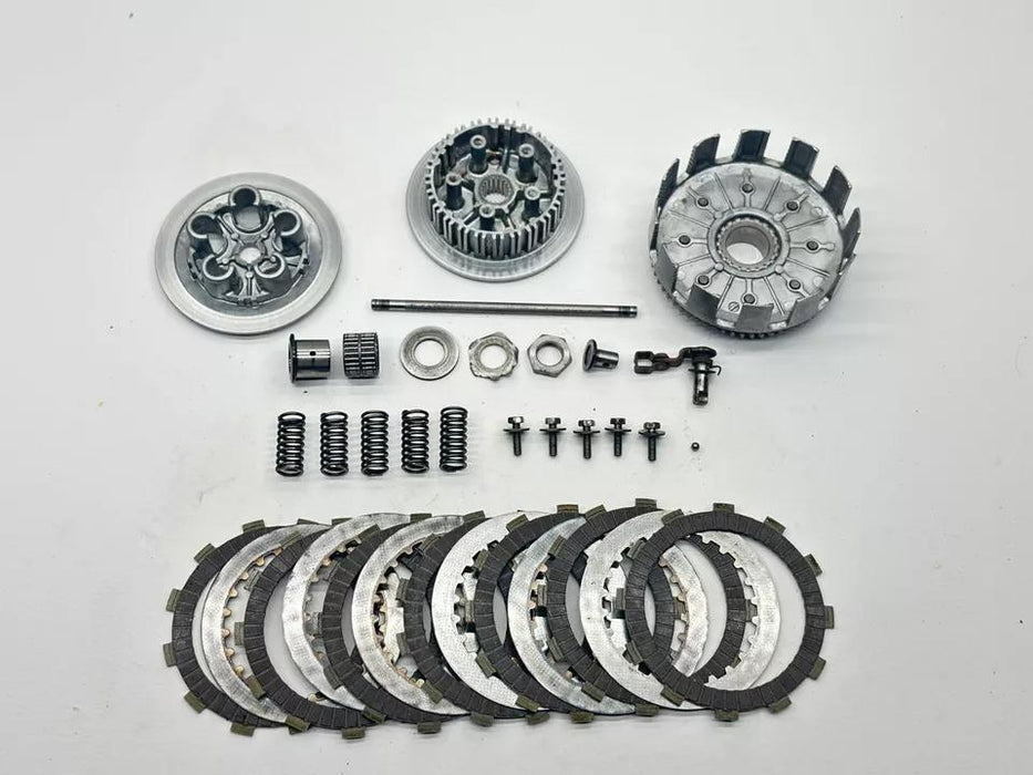 1987 Honda CR125R Clutch Assembly OEM Basket Hub Plates Kit Spring Bolts CR 125R