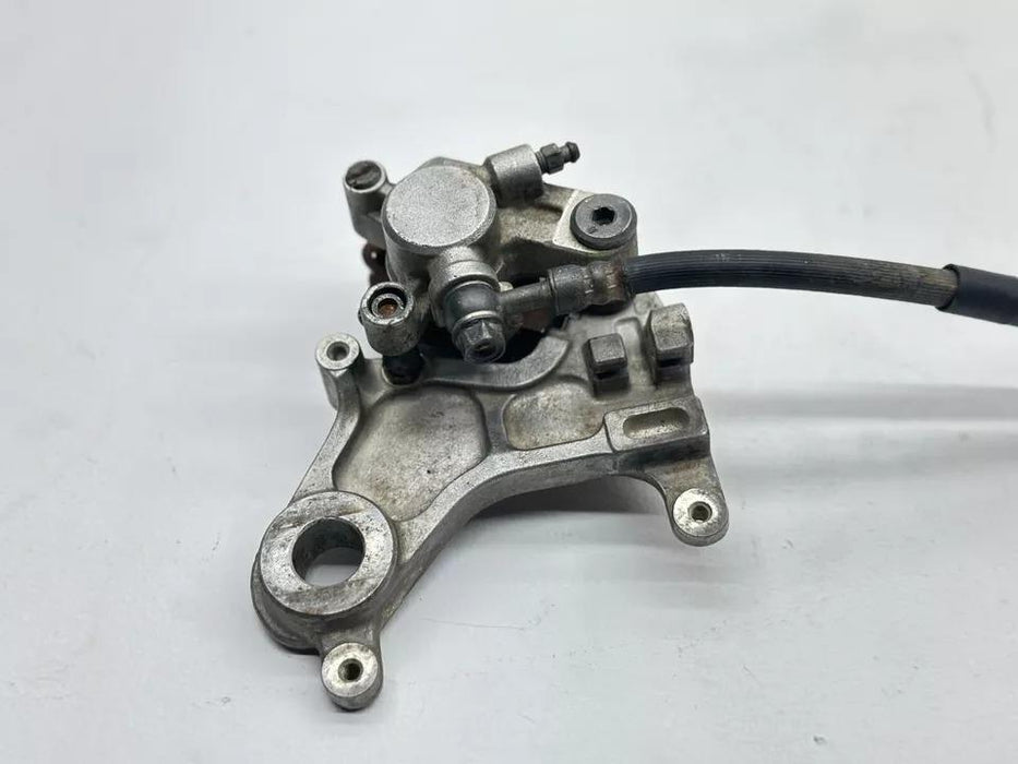 1990 Honda CR125 Nissin Rear Brake Assembly OEM Caliper Master Cylinder CR 125