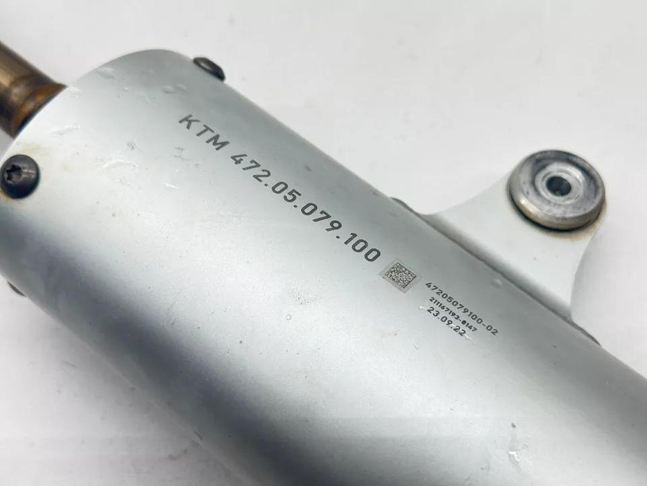 2023 KTM 85SX Exhaust Silencer Muffler Slip On Pipe OEM 47205079100 85 SX MC