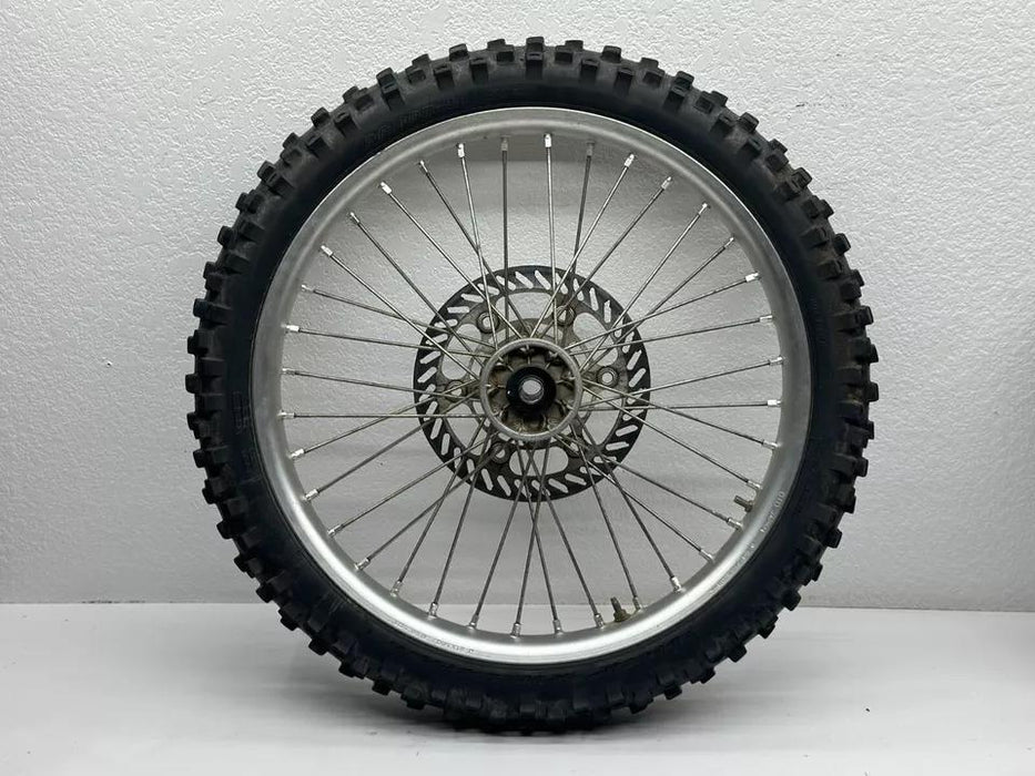 2000 Kawasaki KX125 Front Wheel OEM Rim Hub 21 Inch Rotor Sprocket Tire KX 125