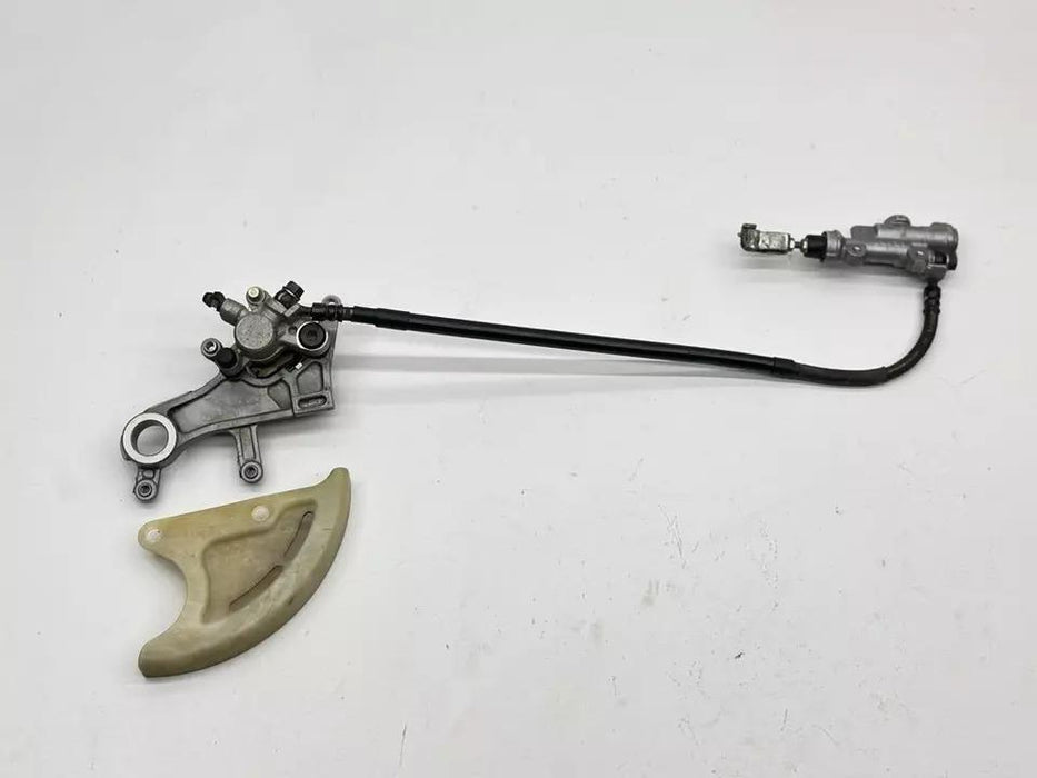 2006 Honda CRF250R Nissin Rear Brake Assembly OEM Caliper Master Cylinder CR