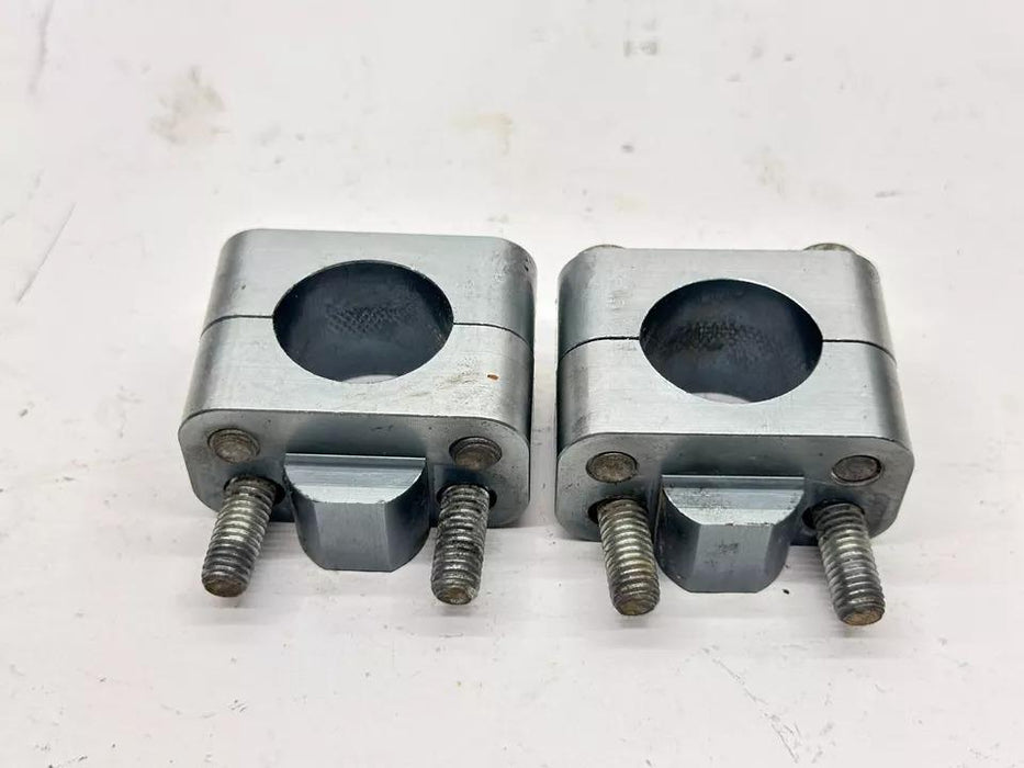 2000 Kawasaki KX125 TAG Metal Bar Mount Risers Set Handlebar Clamps KX 125