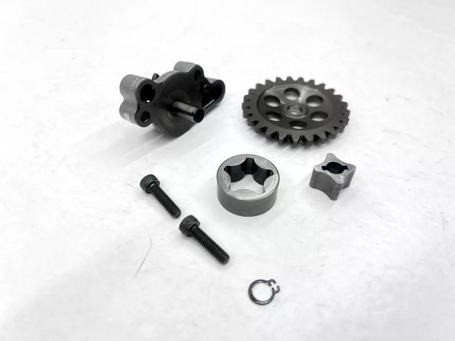 2007 Suzuki RMZ250 Oil Pump Shaft Strainer Gear Rotor Nut Lock Assembly RMZ 250