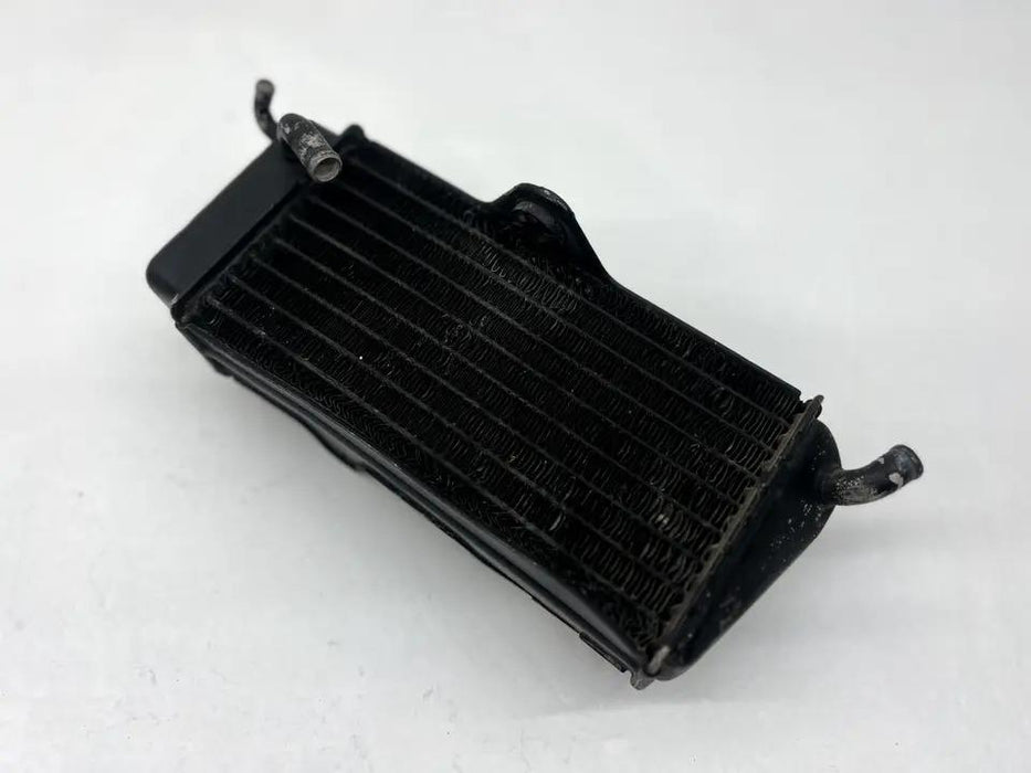 1986 Honda CR250R Left Side Radiator OEM Non Fill Side Cooling System Aluminum