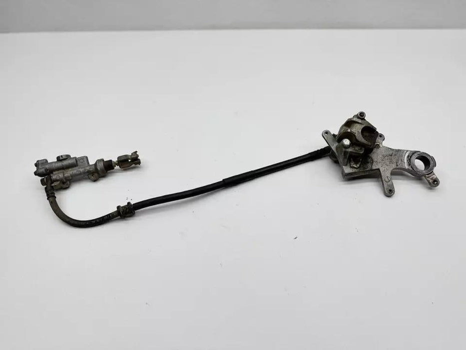 2008 Honda CRF450R Nissin Rear Brake Assembly OEM Caliper Master Cylinder