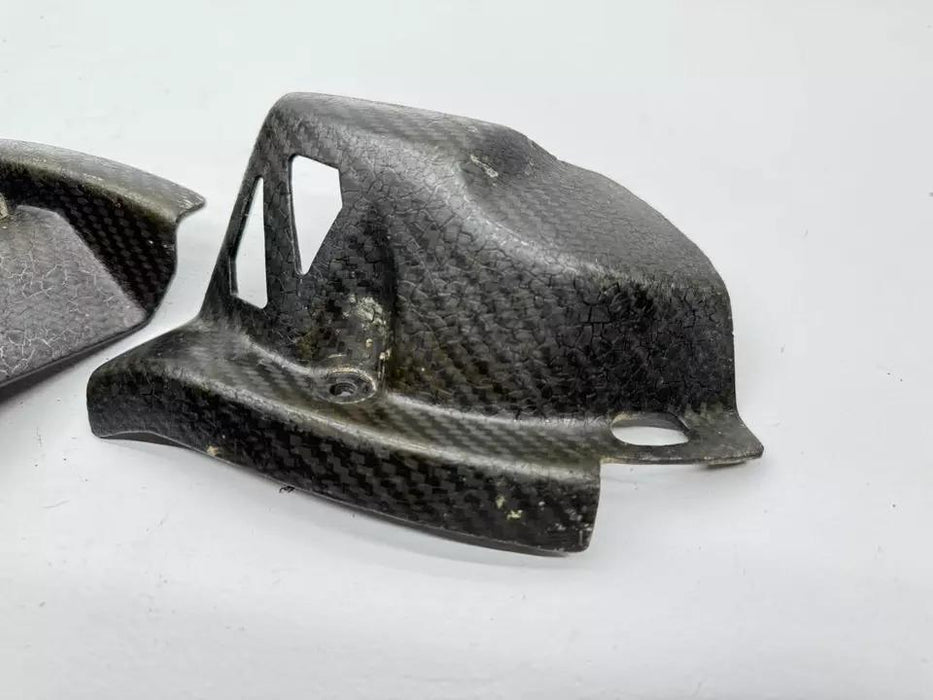 2008 Honda CRF450R Frame Guard Set Carbon Fibers OEM Covers Left Right CRF 450R