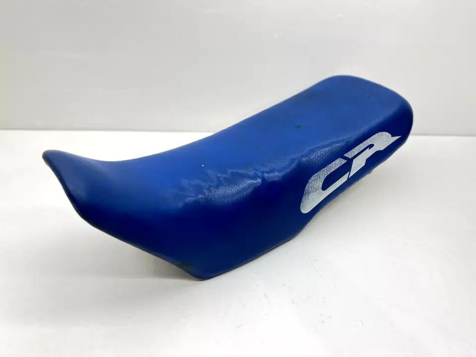 1986 Honda CR250 Complete Seat Assembly Blue Base Cover Stock 77100-KS6-000 1985