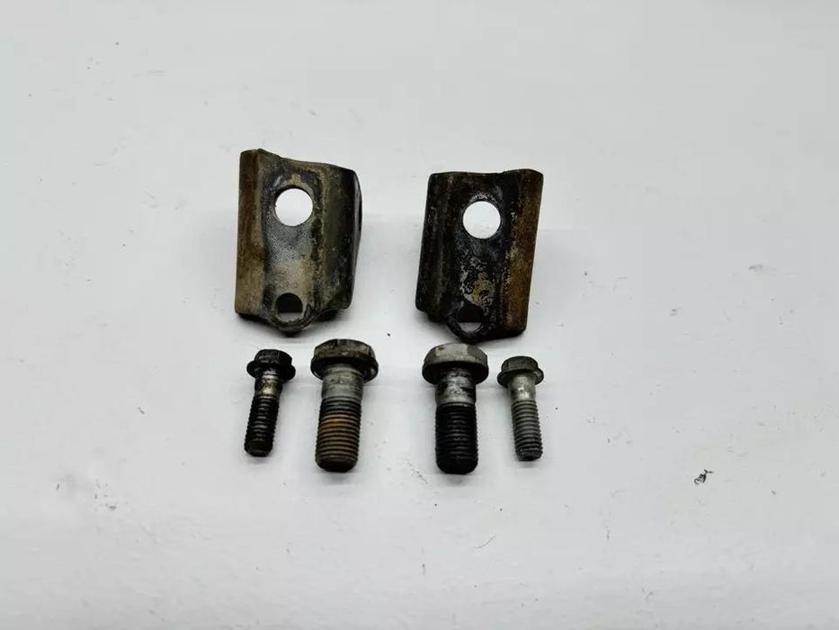 2008 Honda CRF450R FootPegs Bracket Set Mounts OEM Left Right Bolts CRF 450R