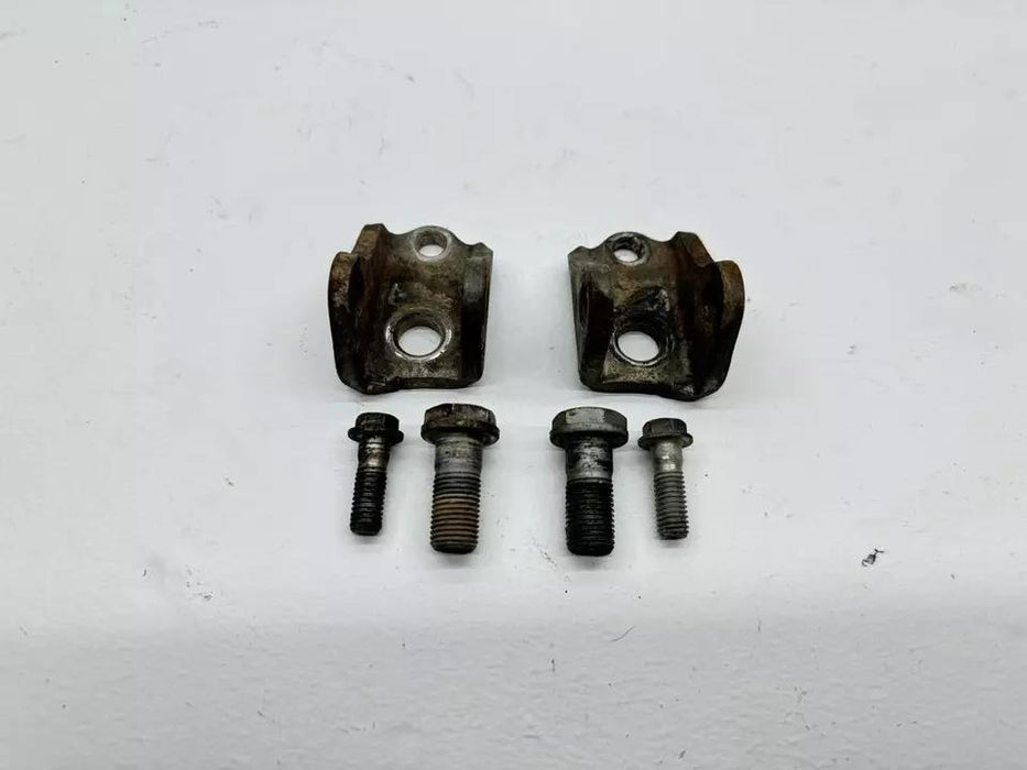 2008 Honda CRF450R FootPegs Bracket Set Mounts OEM Left Right Bolts CRF 450R