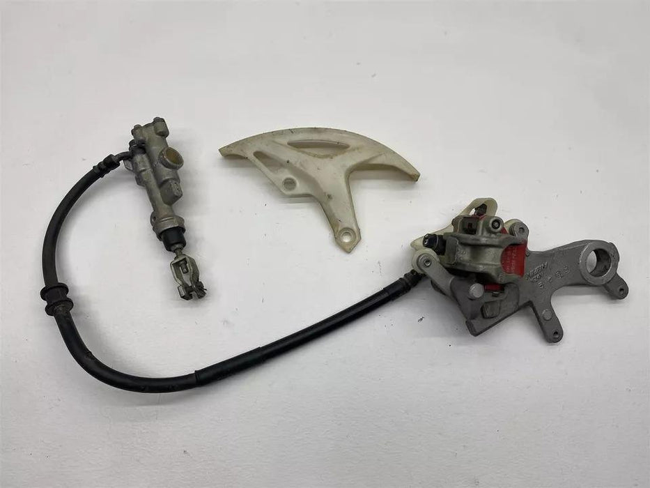 2011 Honda CRF450R Nissin Rear Brake Assembly OEM Caliper Master Cylinder CRF