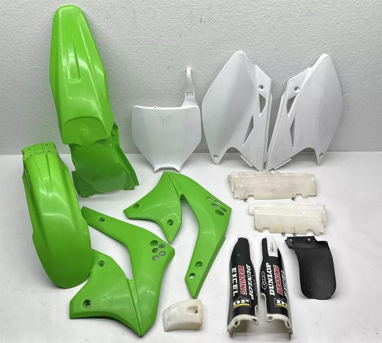 2006 Kawasaki KX450F Plastics Kit Shroud Fender Panel Guard Protector KX 450F