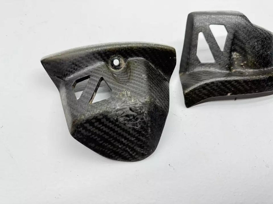 2008 Honda CRF450R Frame Guard Set Carbon Fibers OEM Covers Left Right CRF 450R