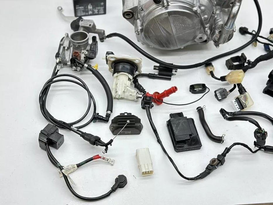 2022 Honda CRF450R Engine Package Harness Fuel Pump ECU Throttle Body Motor