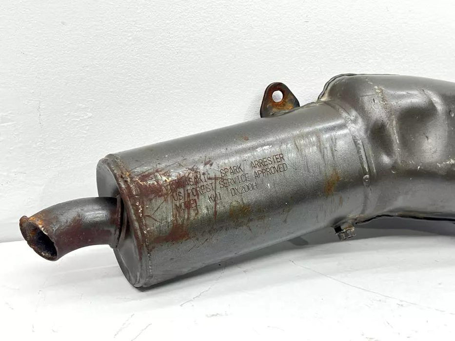 1998 Kawasaki KDX200 Exhaust Muffler Silencer OEM Pipe Slip On 180901566 KDX 200