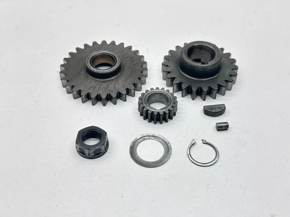 1982 Suzuki RM250 Primary Drive Gears Crank Main OEM Nut Washer Genuine RM 250