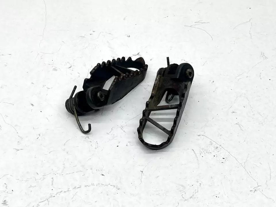 1994 Suzuki RM125 Foot Peg Set Left Right OEM Footrests Spring Rest 1989-1998 RM