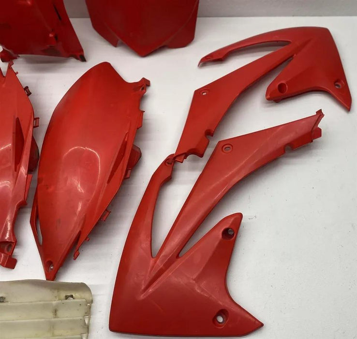 2011 Honda CRF450R Plastics Kit Shroud Fender Panel Guard Red Protector CRF 450R