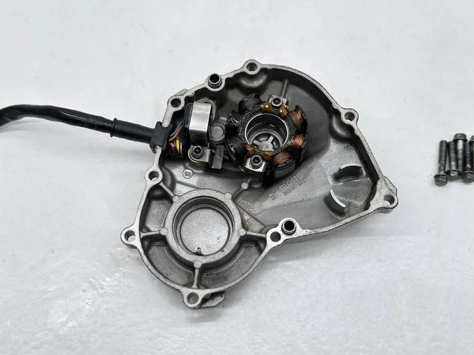 2006 Suzuki RMZ450 Stator Cover Ignition Case OEM Engine Side Bolt Wire Assembly