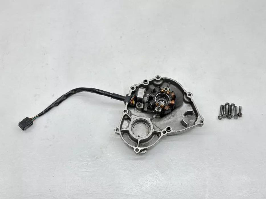 2006 Suzuki RMZ450 Stator Cover Ignition Case OEM Engine Side Bolt Wire Assembly