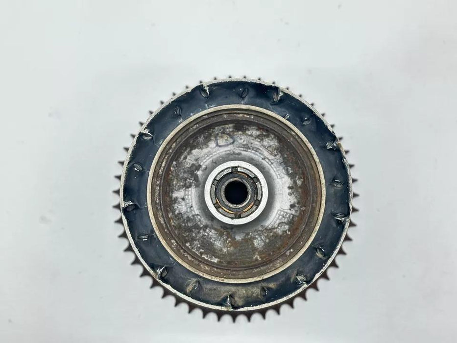 1986 Honda CR500 Rear Wheel Sprocket Hub Assembly Rotor Tire Silver OEM CR 500