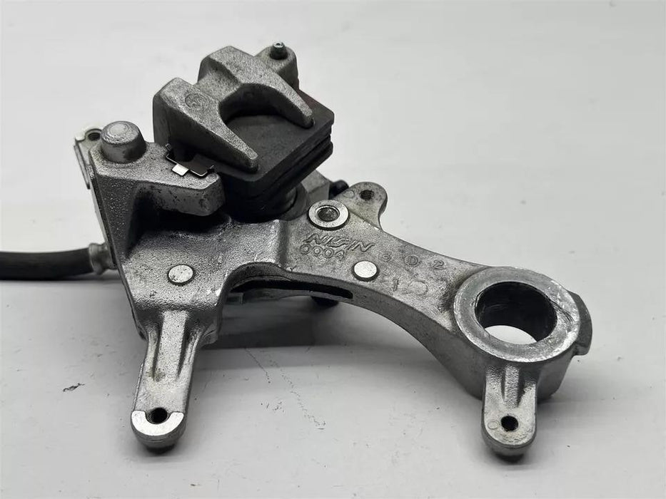 2014 Kawasaki KX450F Nissin Rear Brake Assembly OEM Caliper Master Cylinder