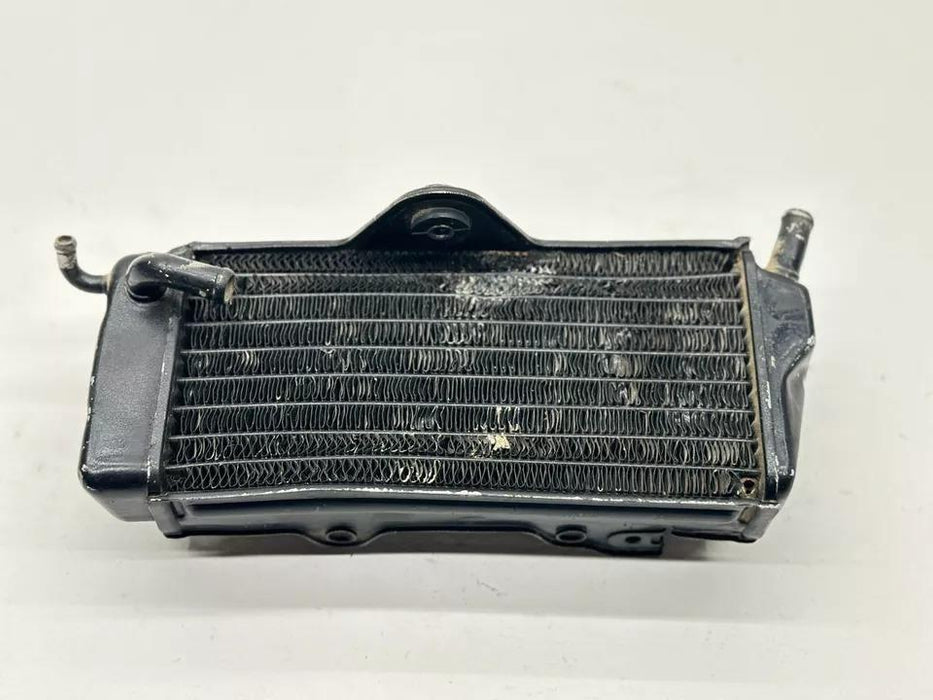 1987 Honda CR125R Left Side Radiator OEM Non Fill Cooling System Aluminum CR 125