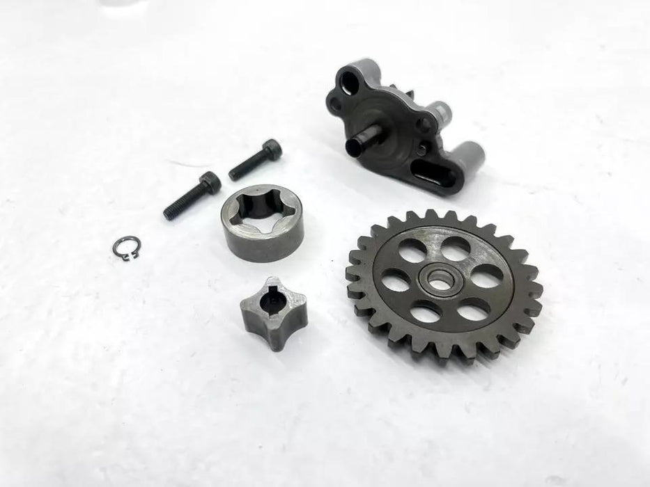 2007 Suzuki RMZ250 Oil Pump Shaft Strainer Gear Rotor Nut Lock Assembly RMZ 250