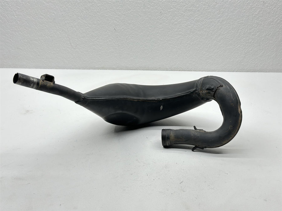 2008 Yamaha YZ85 Exhaust Expansion Chamber OEM Header Head Pipe Black YZ 85