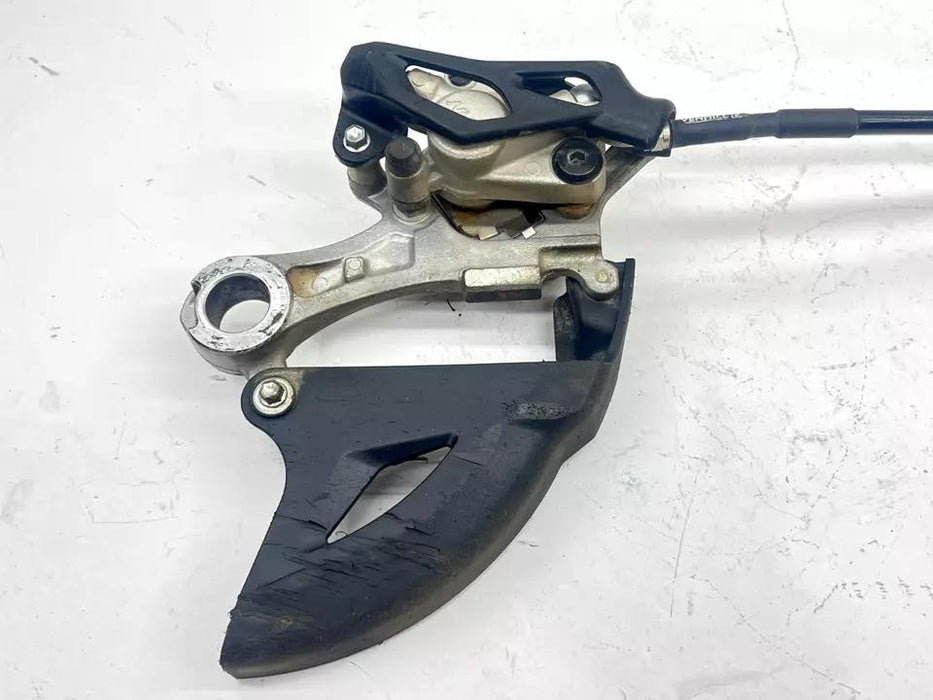 2012 Yamaha YZ450F Nissin Rear Brake Assembly OEM Caliper Master Cylinder YZ