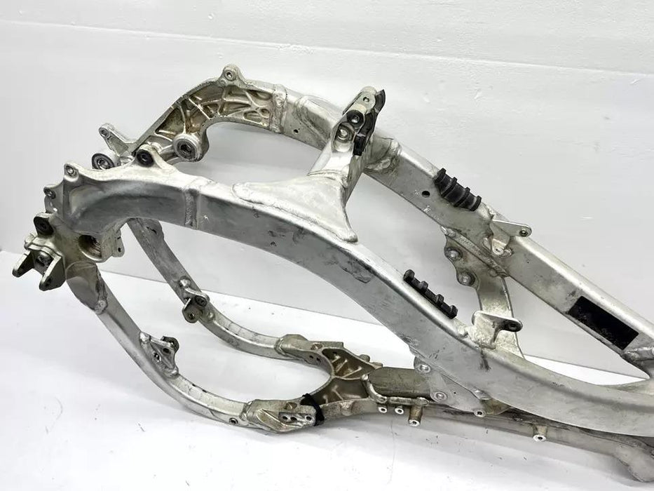 2012 Yamaha YZ450F Frame Main Chassis Hull OEM Aluminum Silver Stock YZ 450F