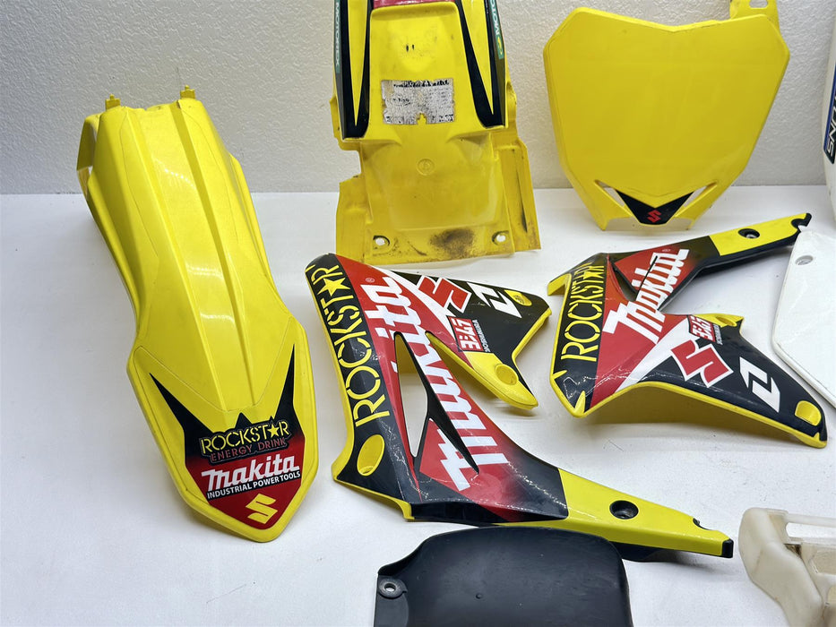 2009 Suzuki RMZ450 Plastics Kit Shroud Fender Panel Guard Protector OEM RMZ 450