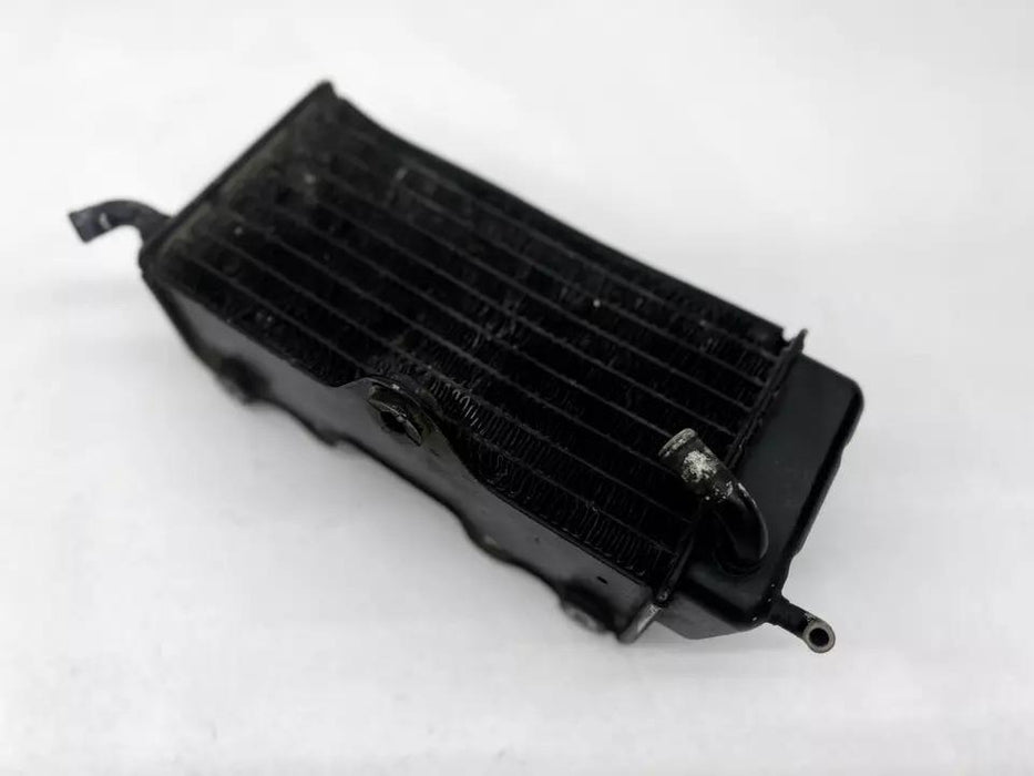 1986 Honda CR250R Left Side Radiator OEM Non Fill Side Cooling System Aluminum